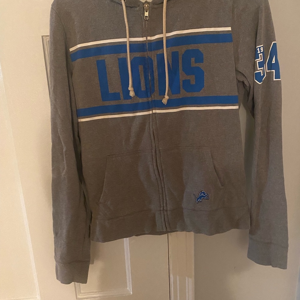 PINK Victoria's Secret Gray Zip-Up Hoodie